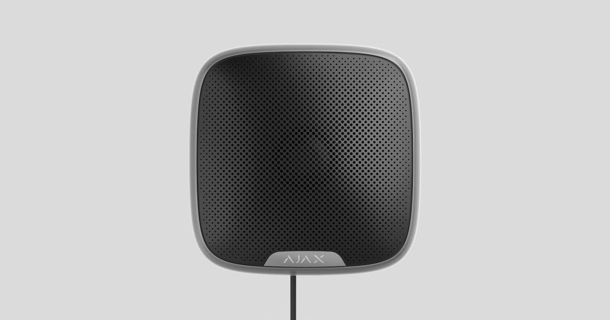 sirène intérieur avec fil de marque Ajax