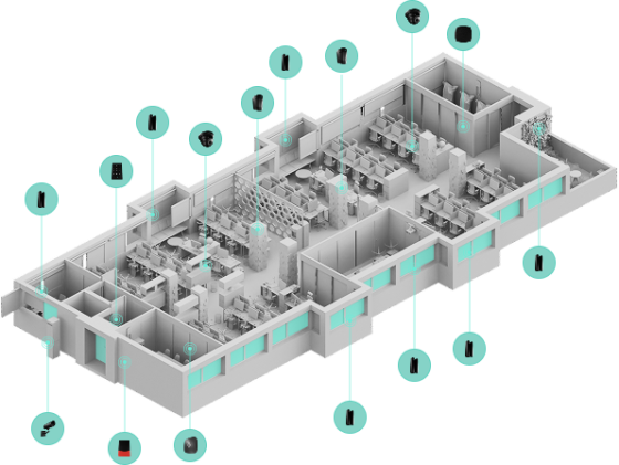 éléments d'un système d'alarme