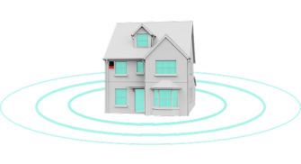 Systeme d'alarme sur une maison